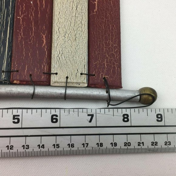 Americana Home Decor Art Wood USA Flag Original 13 - Picture 4 of 10